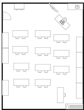 Classroom Seating Plan | Visual Paradigm User-Contributed Diagrams ...